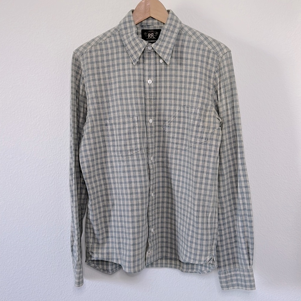 Double RL Ralph Lauren Work Shirt button down, size S, very light wear